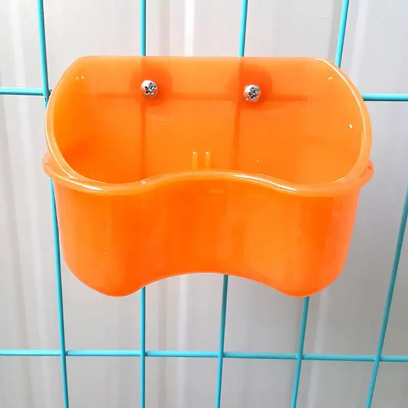 

Legendog 1 шт. еда для попугая чаша многоразовая Пластик клетка для птиц чаша висит чаша «попугай» с винтовым зажимом для домашних животных Корм...