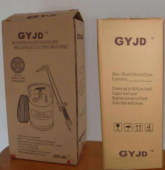 

Free shipping GY300-10 Oxy-petrol cutting torch outfit oxy gasoline cutting machine