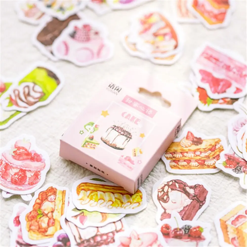50 PCS 36-50 шт./упак. DIY Украшение для дневника Стикеры стильная футболка с изображением персонажей видеоигр, в Корейском стиле, с животным принтом акулы цыпленка, собаки, кролика, ПВХ Стикеры школы - Цвет: 50 PCS