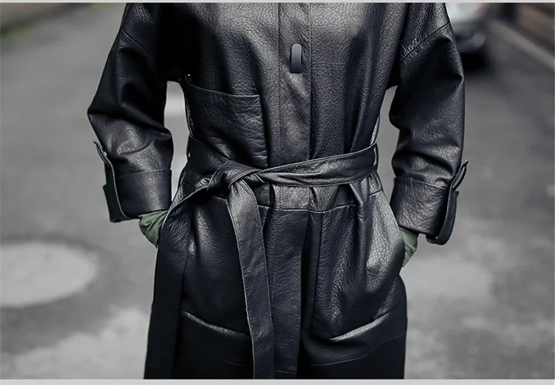 Рисунок 4 - Женский Длинный тренчкот из натуральной овечьей кожи