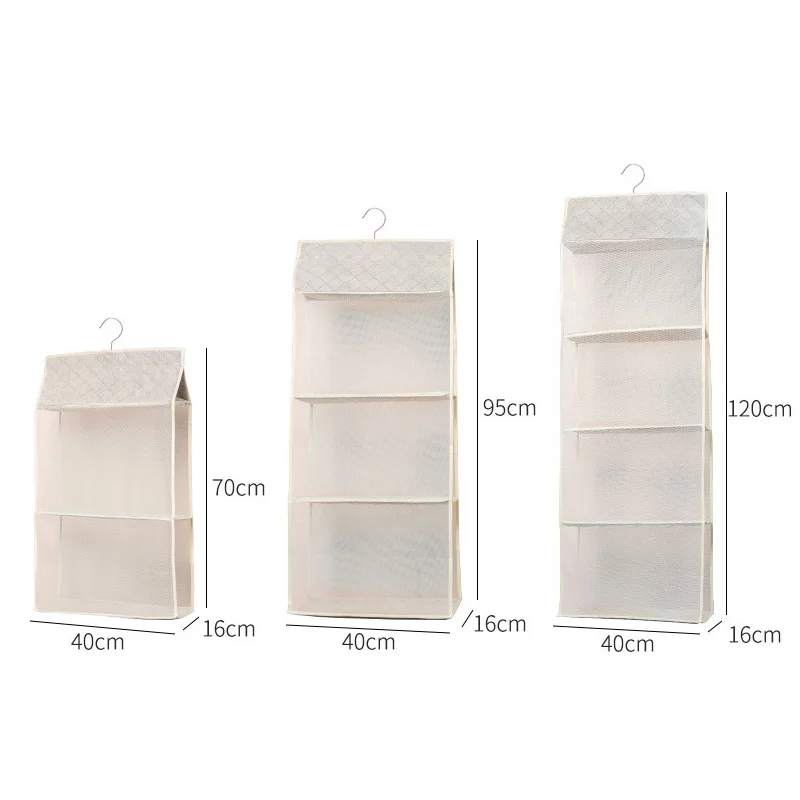 

Summer Ladies Storage Bag Multifunctional Household Dustproof Wardrobe Hanging Hanging Bag Large Capacity MultiLayer Hanging Bag