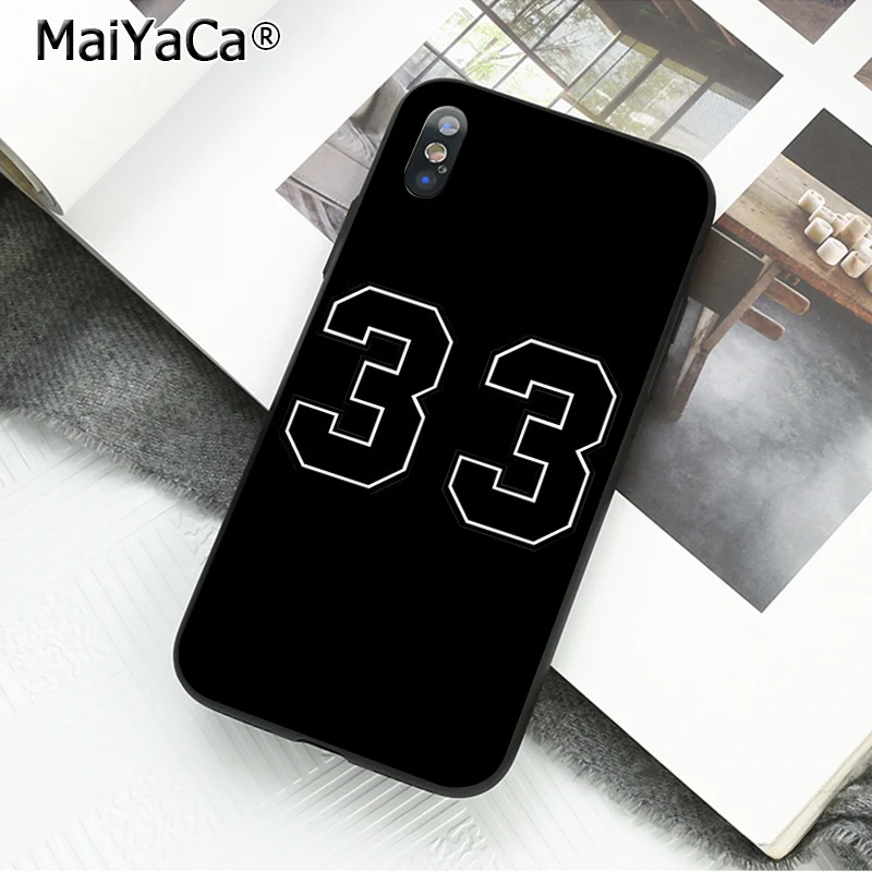 A7 MaiYaCa счастливое число и буква чехол для телефона iphone 11 Pro 11Pro MAX 8 7 6S Plus X XS MAX 5 5S SE XR - Цвет: A7