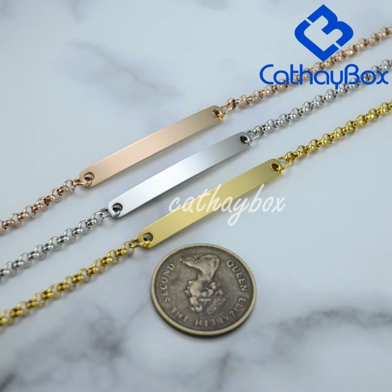 Женский персонализированный браслет текстовая заготовка для подвески с