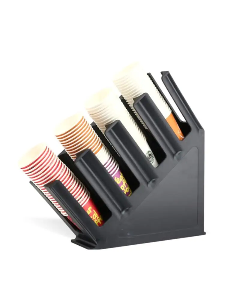 

4 Stacks Portable disposable Paper Cup Lid Holder 203F