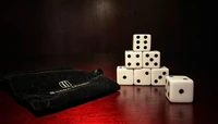 mental dice 1 0 cube real dicewireless chargingsoulpredictionmagic tricks props street close up stage accessories illusion