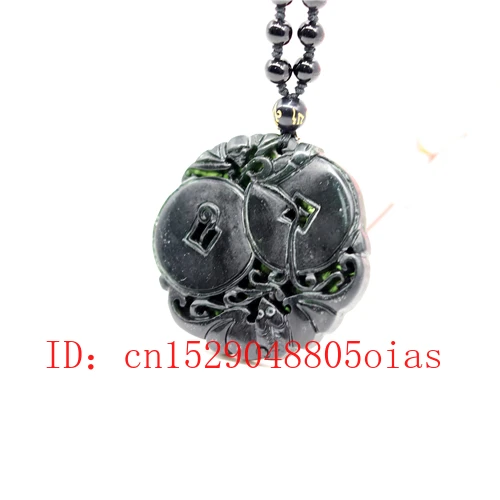 Натуральный черный зеленый нефрит обсидиан летучая мышь Кулон Бусы Изящные