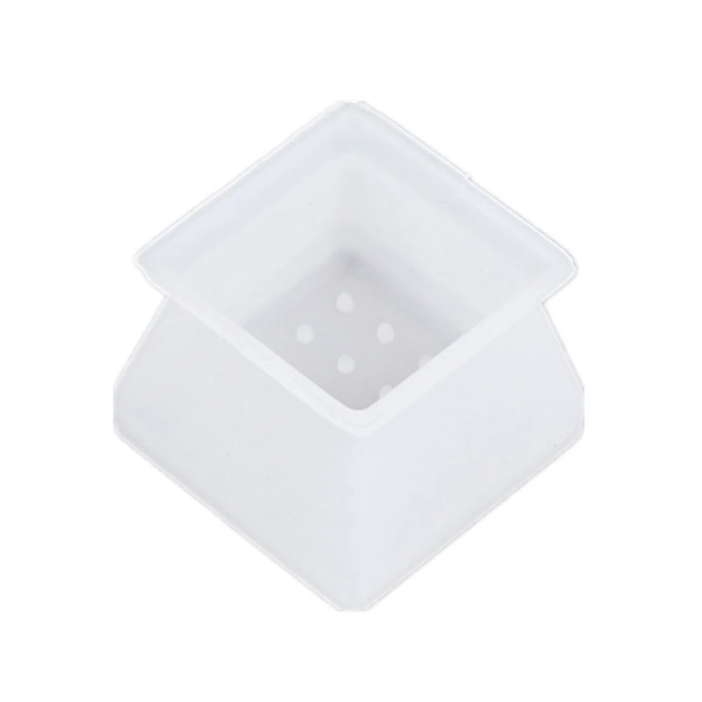 

10pcs Floor Protector Non Slip Scratchproof Soft Silicone Wear Resistant Moving Square Flexible Chair Leg Cover Table Feet Home