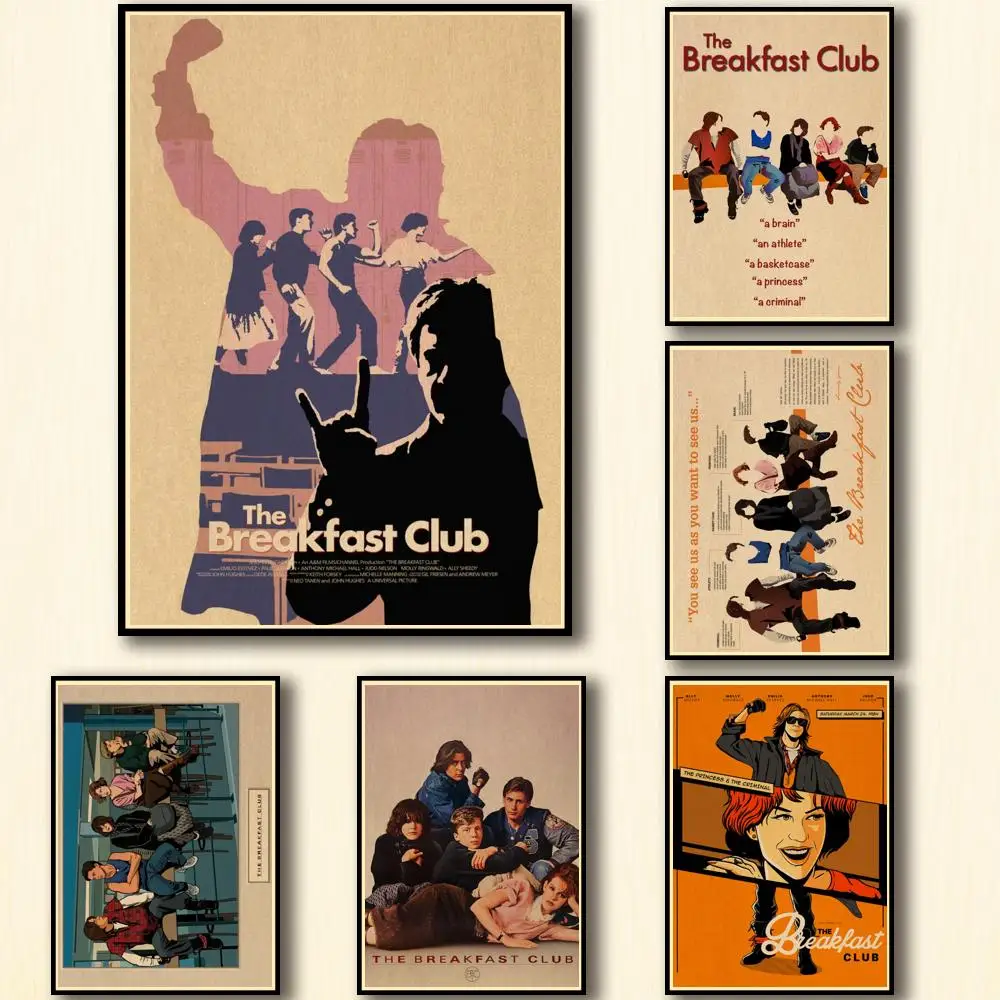 25 дизайнов фильма завтрак Клубные искусства домашняя наклейка необычная