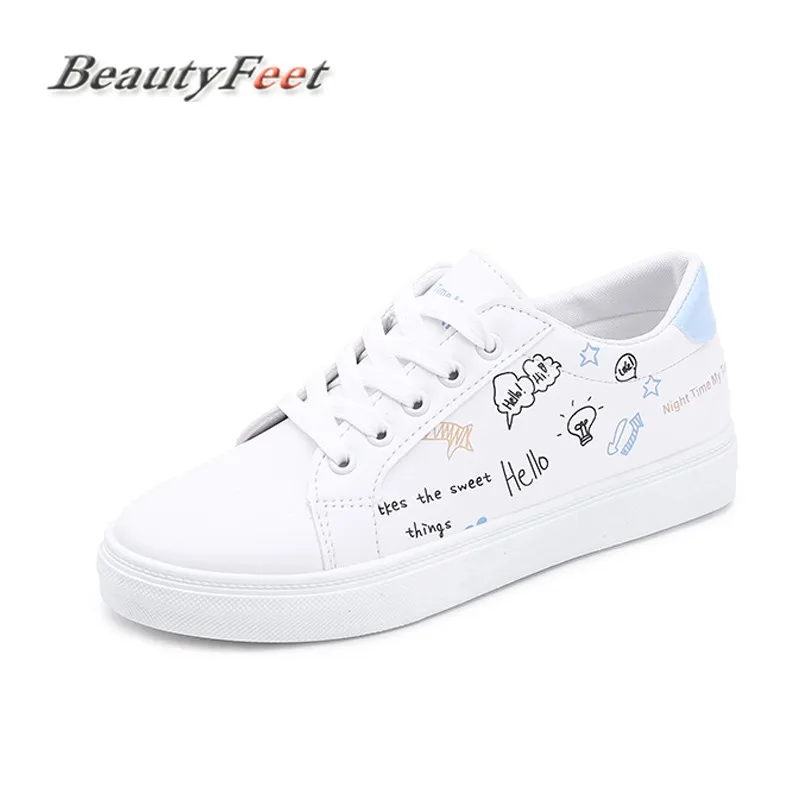 Женские туфли оксфорды в британском стиле BeautyFeet Весенняя парусиновая