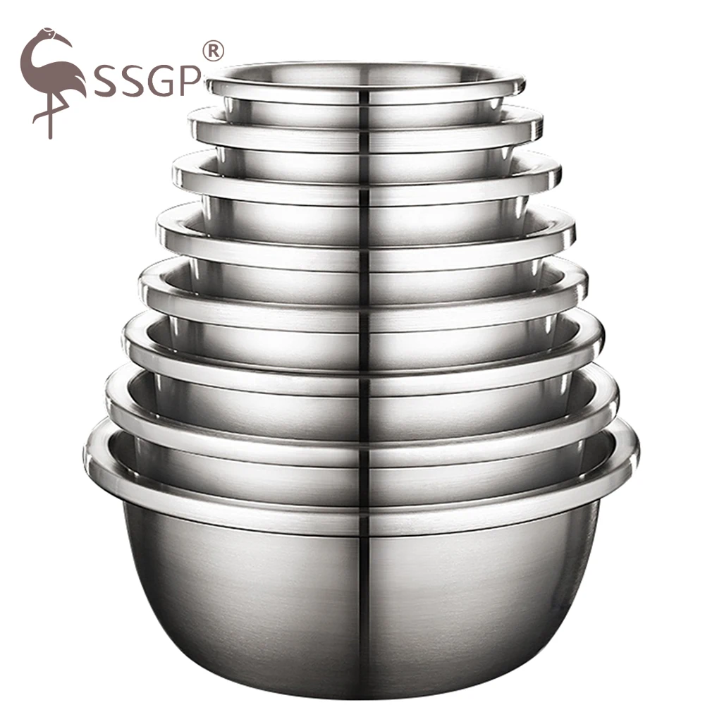 Уплотняющая раковина из нержавеющей стали 304 8 шт. углубляющая для овощей и супа
