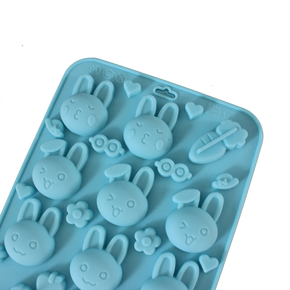 1 шт. 10 отверстий форма для торта с кроликом резак печенья инструмент выпечки