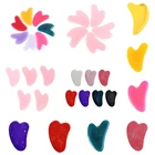 1 шт., массажер для лица в форме сердца, пчелиный воск