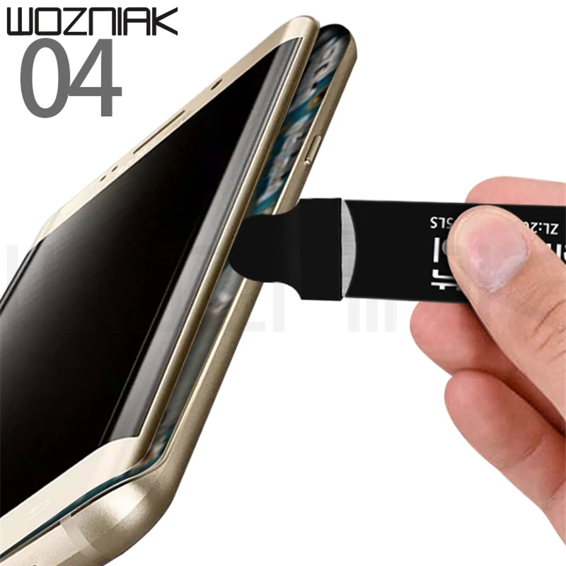 Возняк Изогнутый Экран Ультратонкий Металлический 0,1 мм Стальной Инструмент для Разделения и Вскрытия Различных Предметов