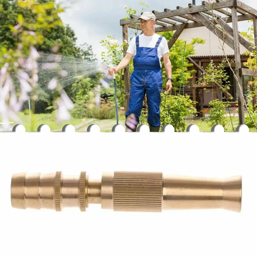 

Garden Irrigation Spray Adjustable Brass Sprinkler Garden Hose Sprinkler System Car Wash Lawn Watering Water Gun Sale