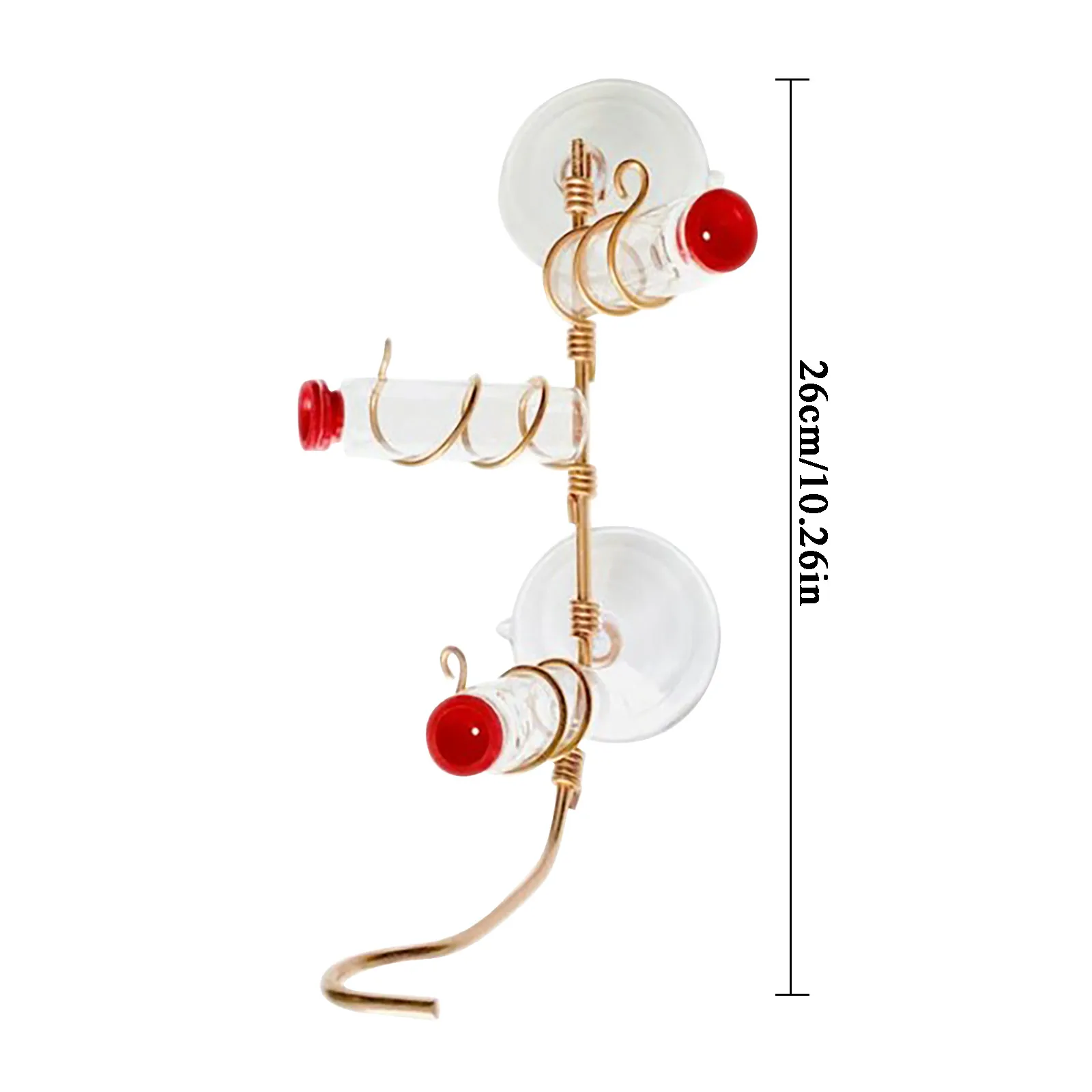 

Fruit Tools Courtyard Bird Feeder Red Berries Humming Bird Feeder 3 Feeding Bottles Vegetable Tools High Quality Hot Sale