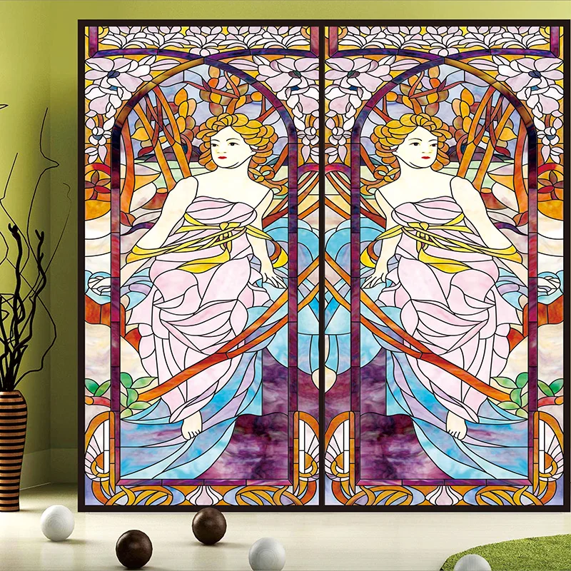 

Лидер продаж, стеклянная пленка индивидуального размера, статическое Приклеивание, защита конфиденциальности, цветовая картина в виде кус...