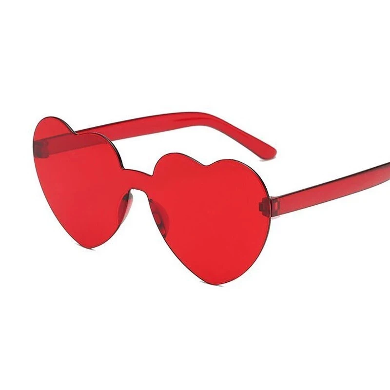 

Love Heart Sunglasses Women Fashion Cute Sexy Retro Cat Eye Vintage Cheap Sun Glasses Red Female Driver Goggles