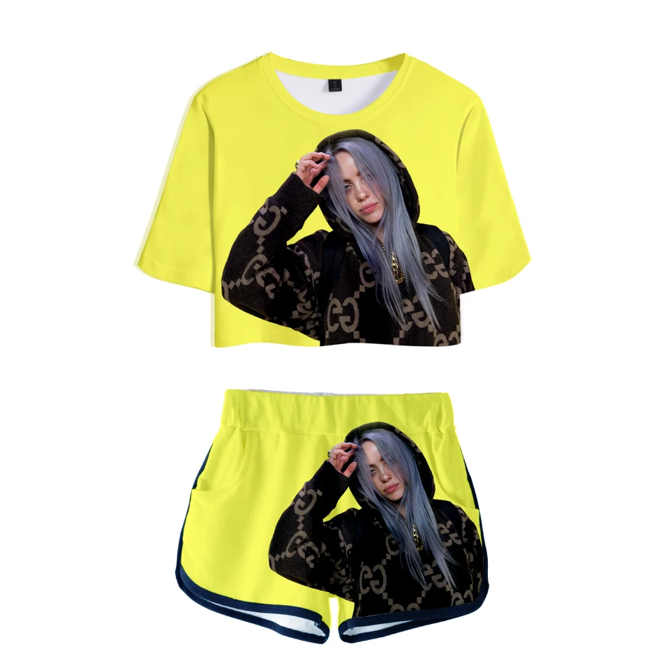 Новая трендовая Певица модель стильный комплект из двух предметов модная летняя
