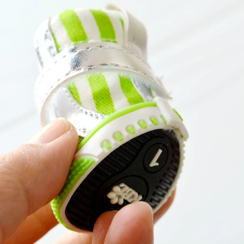 Новинка 2020 Нескользящие ботинки для собак на молнии Зимняя модель спортивная