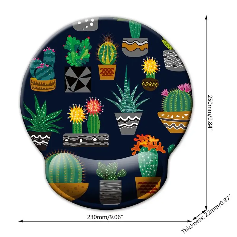 

Y1UB EVA Mouse Mat Wrist Guard Bracer Soft Memory Foam Computer Games Mouse Mice Pad for Home Office Use Supplies