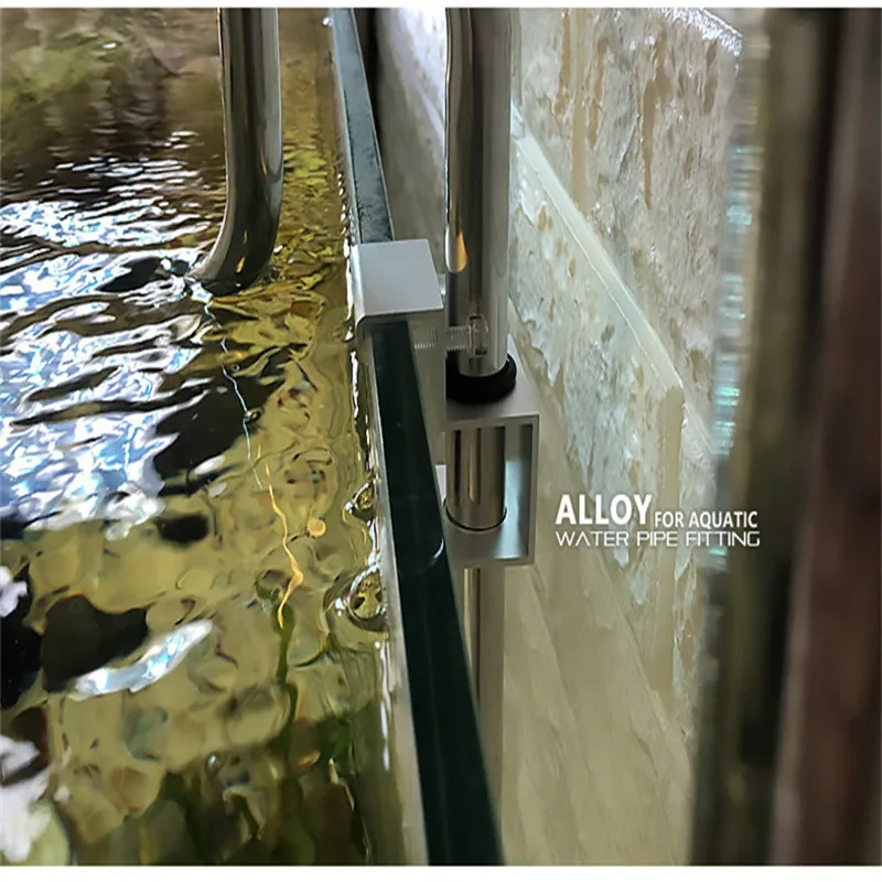 1 шт. зажим для фиксации входной и выходной трубы бак фильтра из алюминиевого