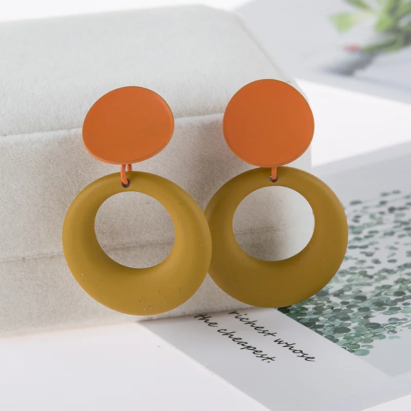 Серьги в европейском и американском стиле Мода лето новая серьга сладкий силе