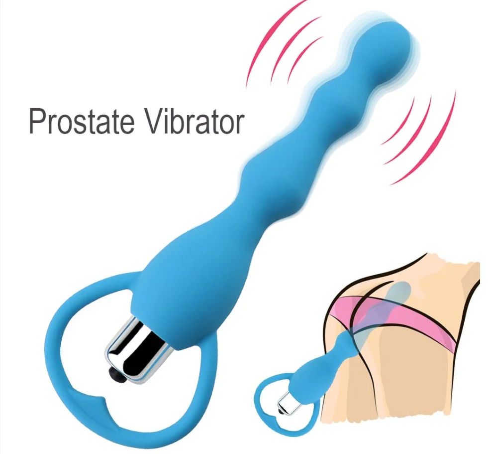 Anal vibrator sex toys for women anal beads. Gay prostate massage soft back silicone plug adult products | Красота и здоровье
