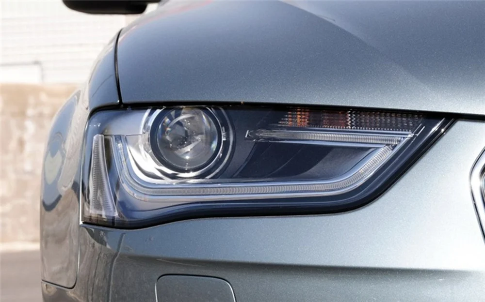 Для Audi A4L 2013 прозрачный автомобильный налобный фонарь с прозрачными линзами