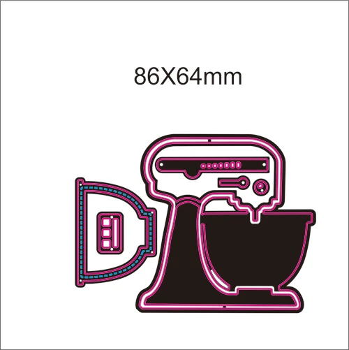 

Mixer Shaker Metal Cutting Dies Stencils for DIY Scrapbooking Decorative Embossing DIY Paper Cards