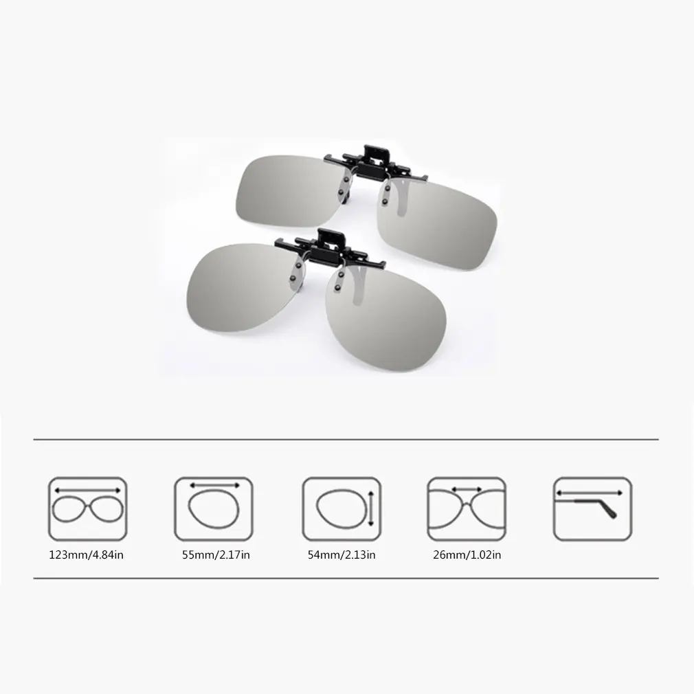 1PC 3D Glasses Clips Cinema Clip On type Passive Circular Square Polarized IMAX IRealD for TV Movie/Cinema | Электроника