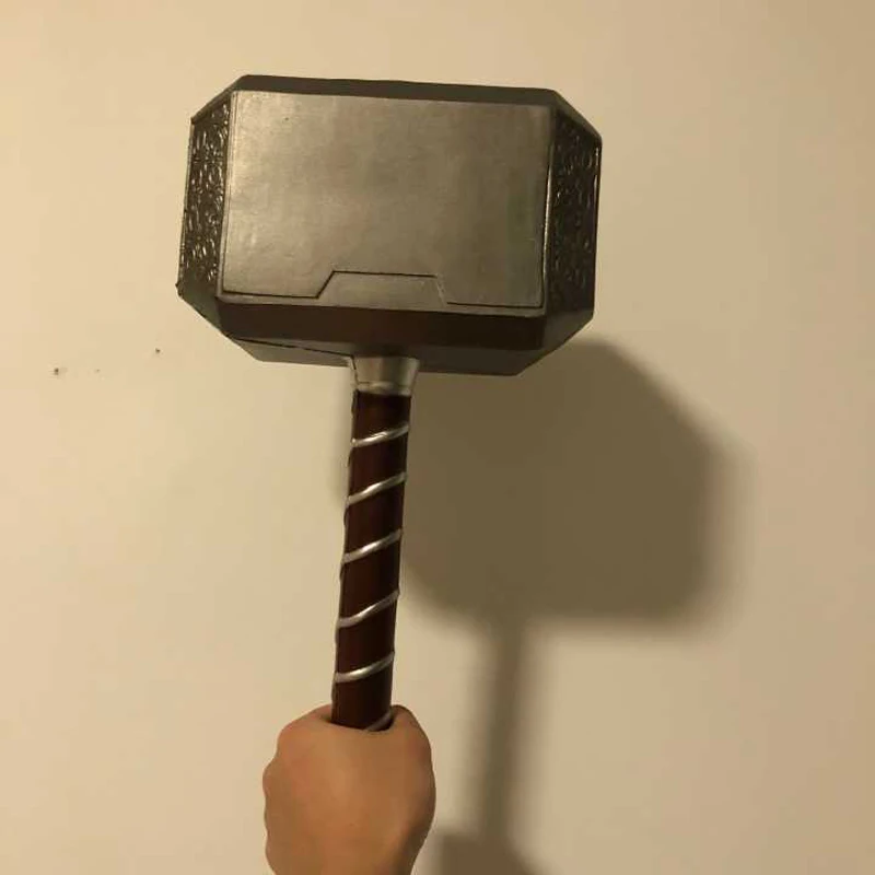 1: 1 завершающей Тип 2019 Тора молот Мьёльнир Super hero одежда Супергерои Косплэй оружие