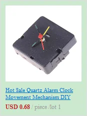 Горячая Кварцевый Будильник механизм движения DIY комплект запасных частей