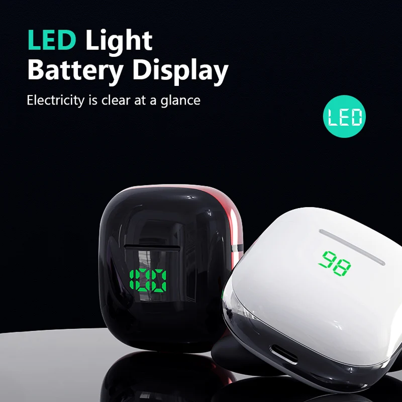 

M & J Bluetooth V5.1 наушники-вкладыши, беспроводные TWS наушники с двойным соединением, Беспроводная зарядка, наушники-вкладыши с микрофоном, гарнит...