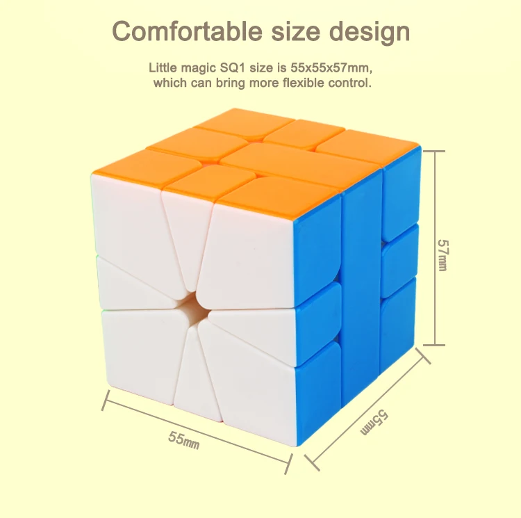 New Yuxin Little Magic SQ-1 Magnetic Strange Shape SQ1 Cubo Magico Puzzle Square-1 Cube Education Toys for Children | Игрушки и хобби