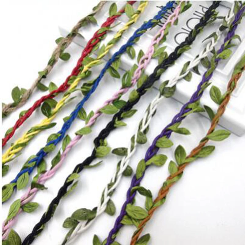 Новый 10 м DIY прибытие лист веревочные натуральный гессийский джутовый шпагат