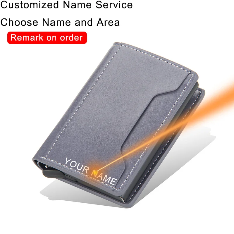 

Anti Rfid Card Holder Men Wallets Money Bags Slim Thin Mini Wallet Male Leather Purse Man Smart Magic Wallet Black Short Walet