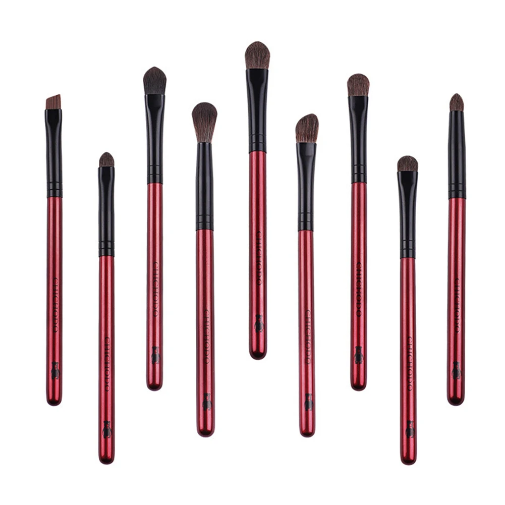 

9Pcs/Set Eye shadow Makeup Brush Set Portable Eyeshadow Blending Foundation Powder Eyebrow Blush Brush Beauty Make Up Kit Tools
