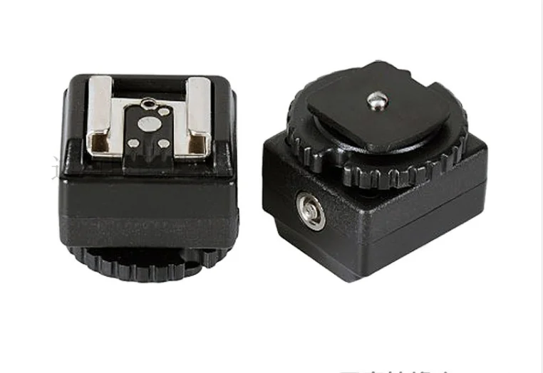 

New C-N2 Hot Shoe Converter Adapter PC Sync Port Kit For Nikon Flash To Canon D-SLR Camera