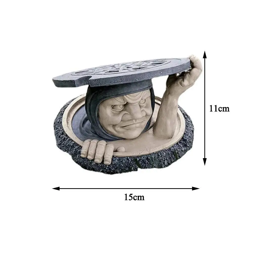 

2021 Garden Statue Resin Sculpture Ornament Outdoor Home Decoration Two-Tone Decoration Stone Finish Decor Garden N0K2