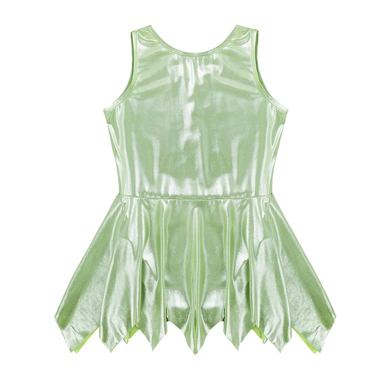 Детский яркий костюм ChicTry без рукавов глянцевый комбинезон для малышей платье