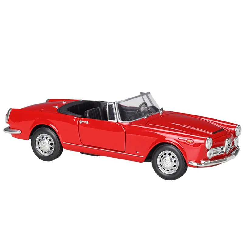 WELLY 1:24 Alfa Romeo 2600 Spider alloy car model die-cast model original authorized collection gift toy classic cars