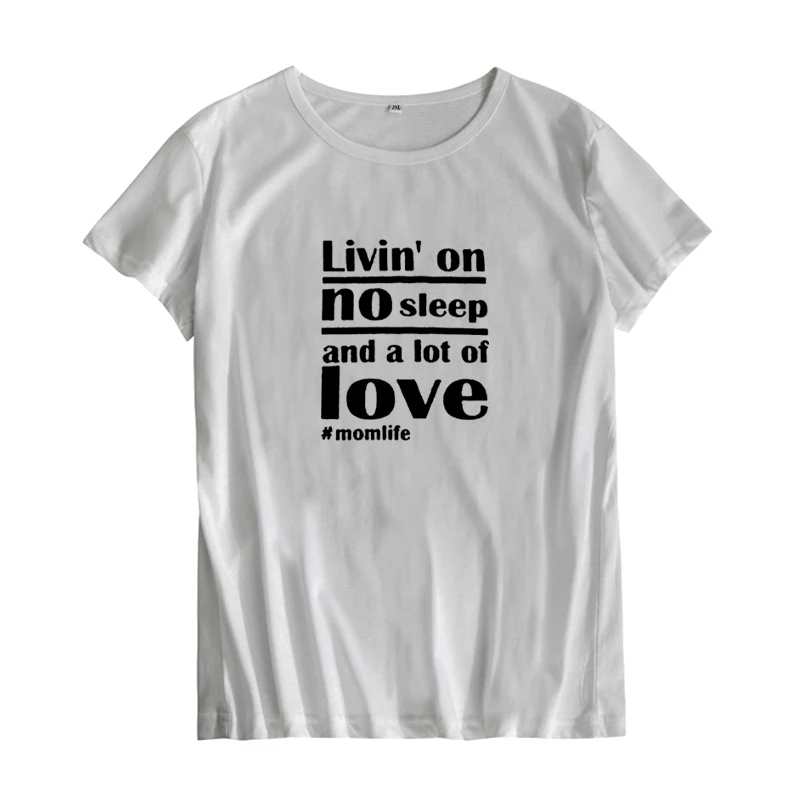 Модная футболка Мама Жизнь без сна и много любви мама жизнь фраза Tumblr хипстерская