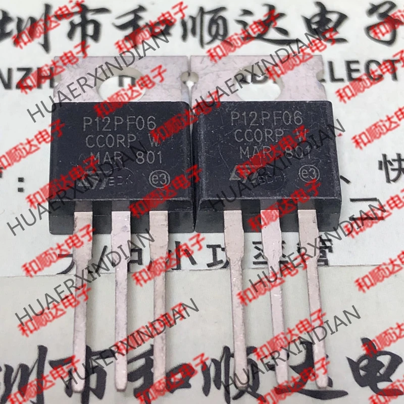 20 шт./лот новый оригинальный P12PF06 STP12PF06 TO-220 P-60 V-12A |