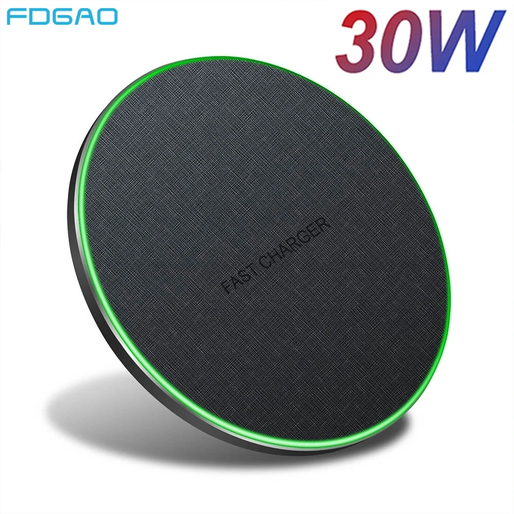Беспроводное зарядное устройство FDGAO Qi для iPhone 11 XS XR X 8 Airpods Pro быстрая зарядка Samsung