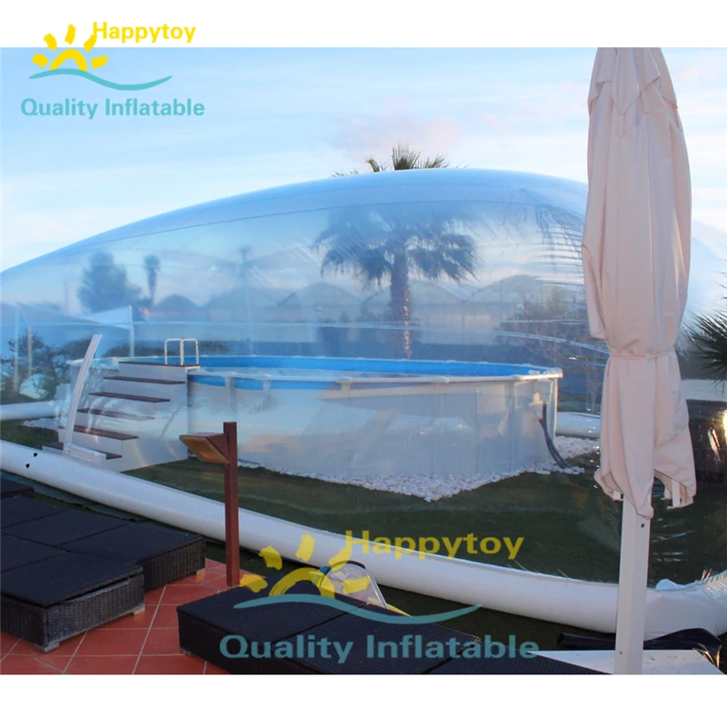 Палатка для бассейна прозрачная устойчивая к ветру|Игровые палатки| |