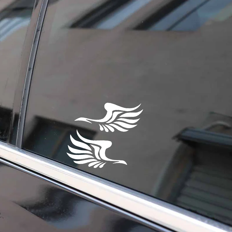 Ангел-хранитель с крыльями милые светоотражающие наклейки для автомобиля модное