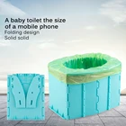 Детский складной туалетный столик для путешествий, переносное сиденье для складывающийся горшок, для мальчиков и девочек