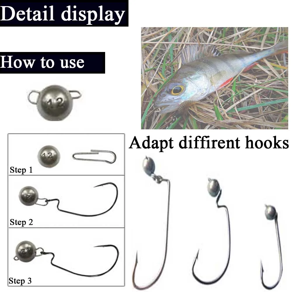 1 piece Tungsten Sinkers 1g-14g Fishing Weights Sinkers For Bass Fishing Tackle Accessories