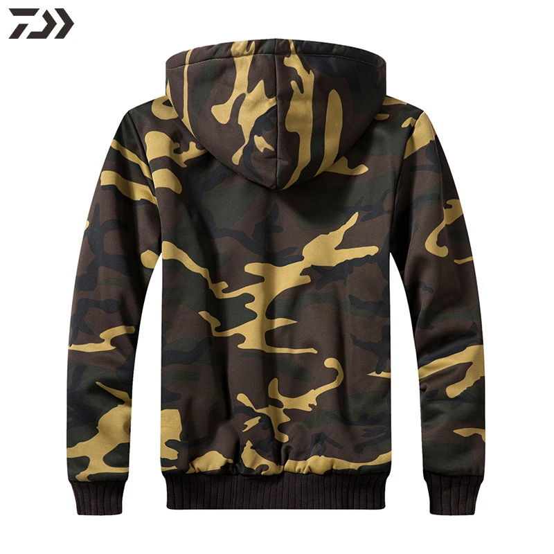 

Daiwa 2020 Spring Autumn Fishing Clothing Outdoor Sport Warm Fishing Sweatshirts Mens Cotton Fishing Hoodies Fishing Clothes