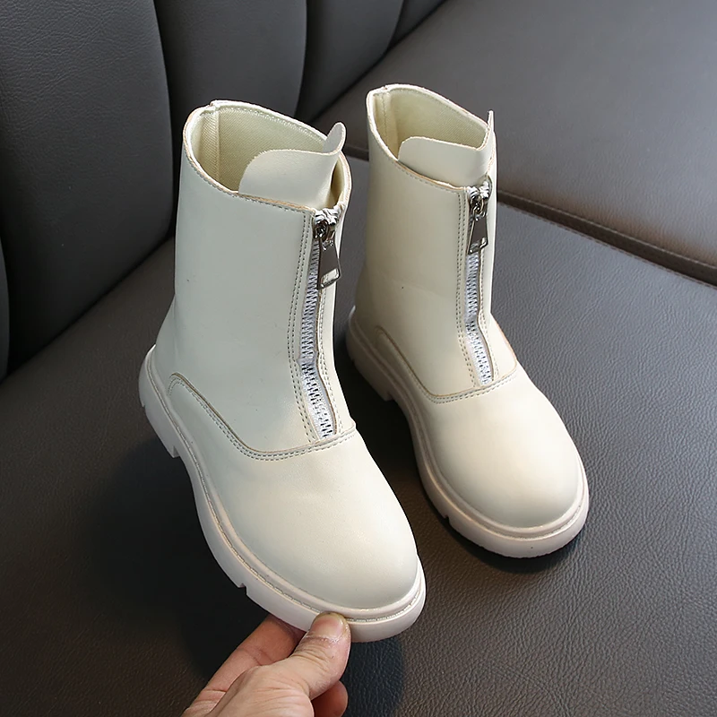 Детские ботинки для больших девочек детская обувь в британском стиле Зимние